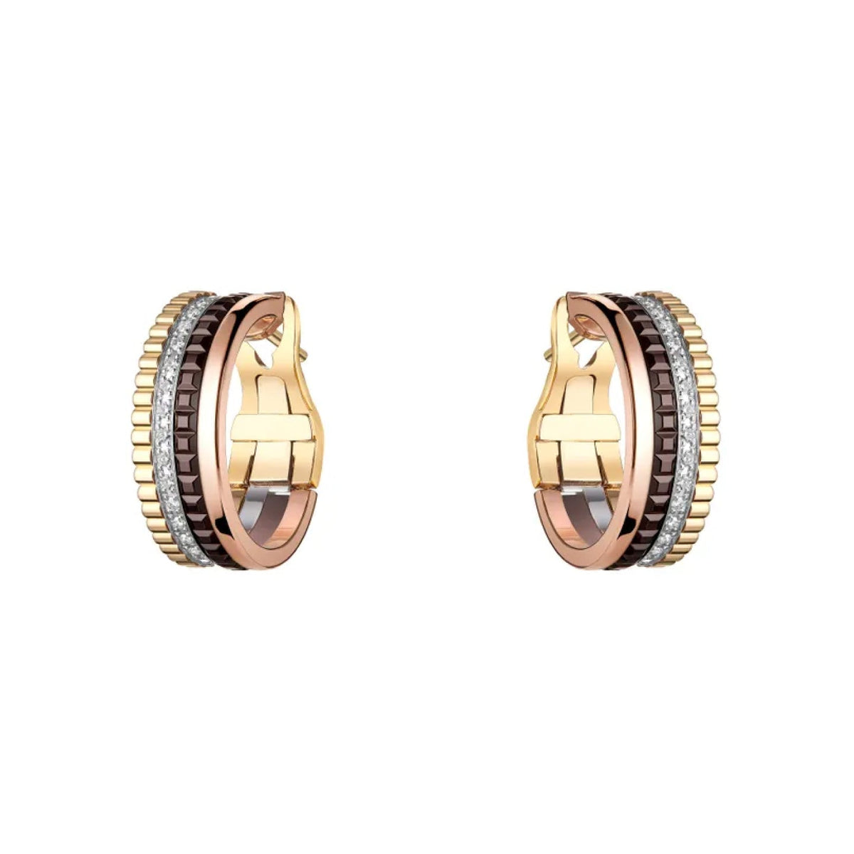 QUATRE CLASSIQUE HOOP EARRINGS<br><font size=1pt>キャトル クラシック フープイヤリング</font>