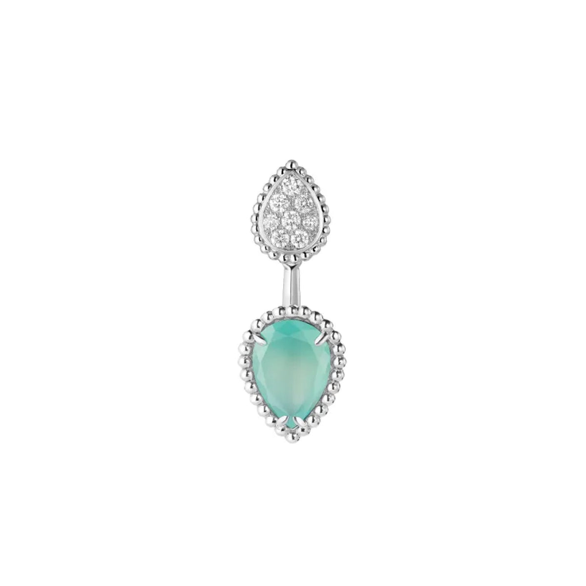 SERPENT BOHÈME SINGLE STUD EARRING S AND XS MOTIFS<br><font size=1pt>セルパンボエム 2モチーフ シングル スタッズイヤリング</font>