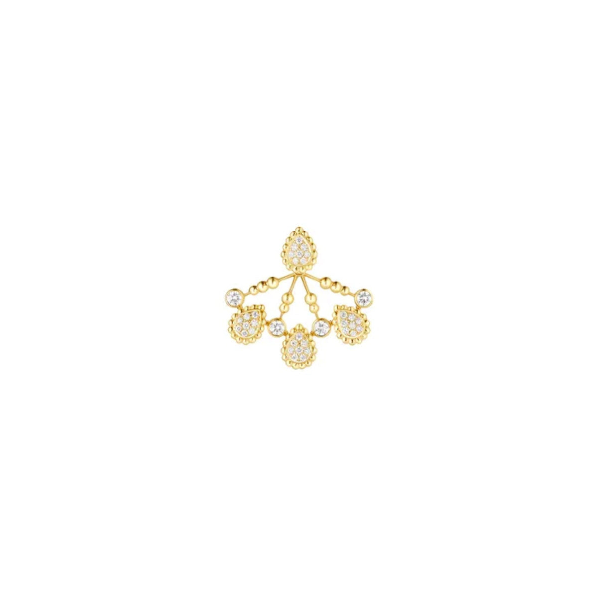 SERPENT BOHÈME SINGLE STUD EARRING 4 MOTIFS<br><font size=1pt>セルパンボエム 4モチーフ シングル スタッズイヤリング</font>