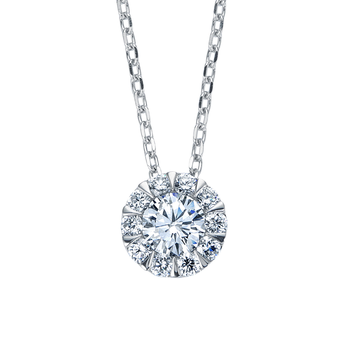 PLATINUM DIAMOND PENDANT<br><font size=1pt>プラチナ ダイヤモンド ペンダント</font>