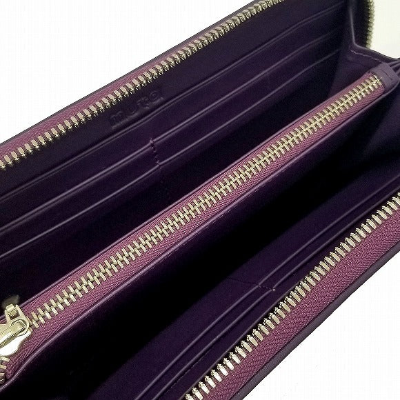 ガルーシャ・ZIP長財布(キャビア/パープル)