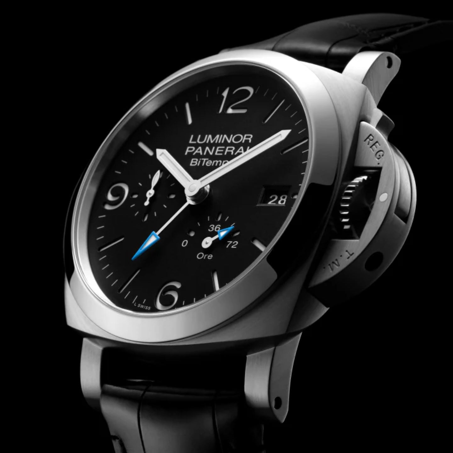 LUMINOR POWER RESERVE GMT 44mm<br><font size=1pt>ルミノール パワーリザーブ GMT 44mm</font>