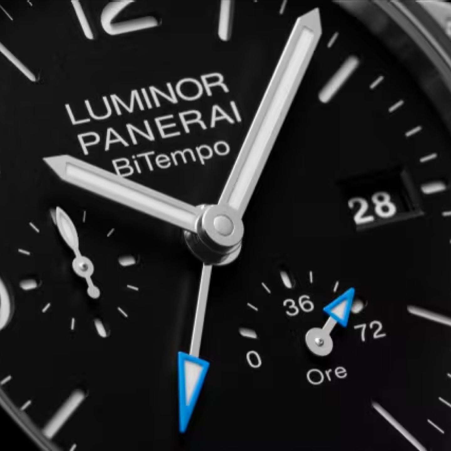 LUMINOR POWER RESERVE GMT 44mm<br><font size=1pt>ルミノール パワーリザーブ GMT 44mm</font>
