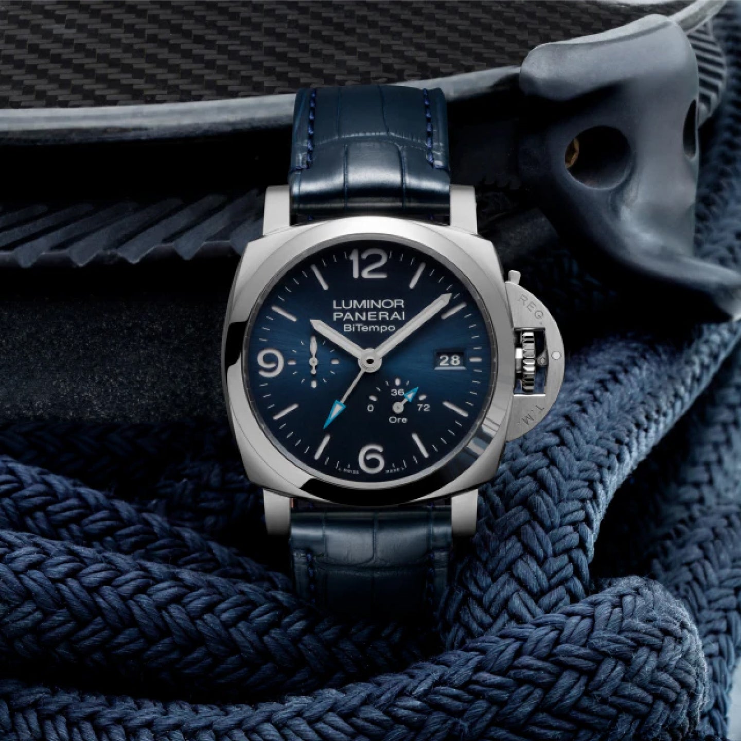 LUMINOR POWER RESERVE GMT<br><font size=1pt>ルミノール パワーリザーブ GMT</font>