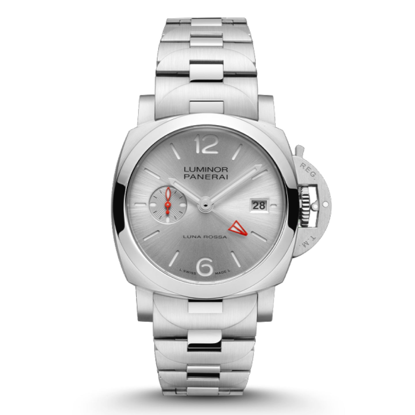 LUMINOR PLuna Rossa GMT 40mm<br><font size=1pt>ルミノール ルナロッサ GMT 40mm</font>