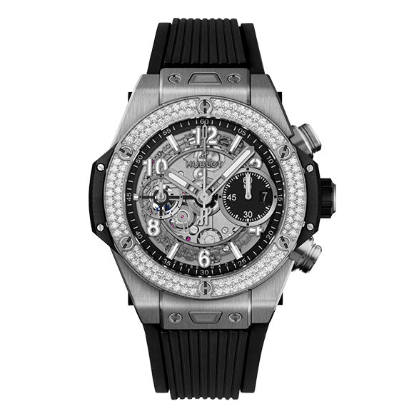 BIG BANG UNICO<br>TITANIUM DIAMONDS 42mm<br><font size=1pt>ビッグ・バン ウニコ チタニウム ダイヤモンド 42mm</font>