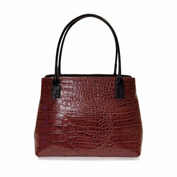 ポケットマン バッグ レッド/ブラック/レオパード