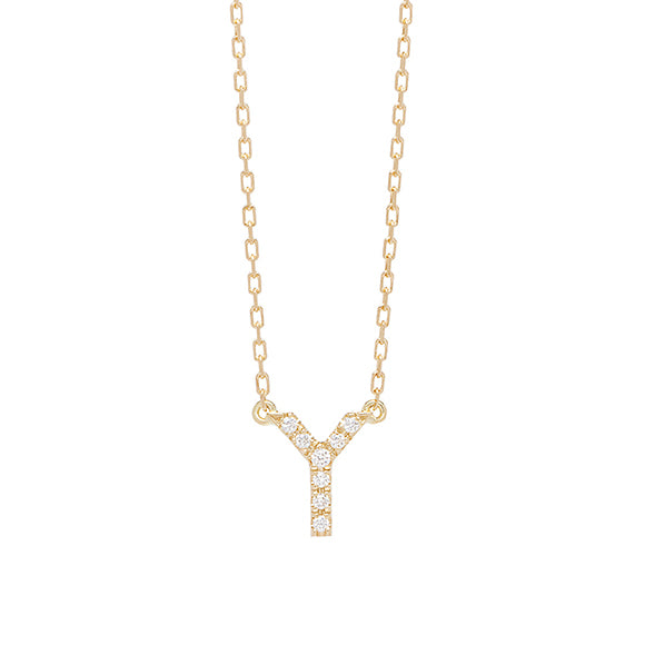 イニシャルネックレス