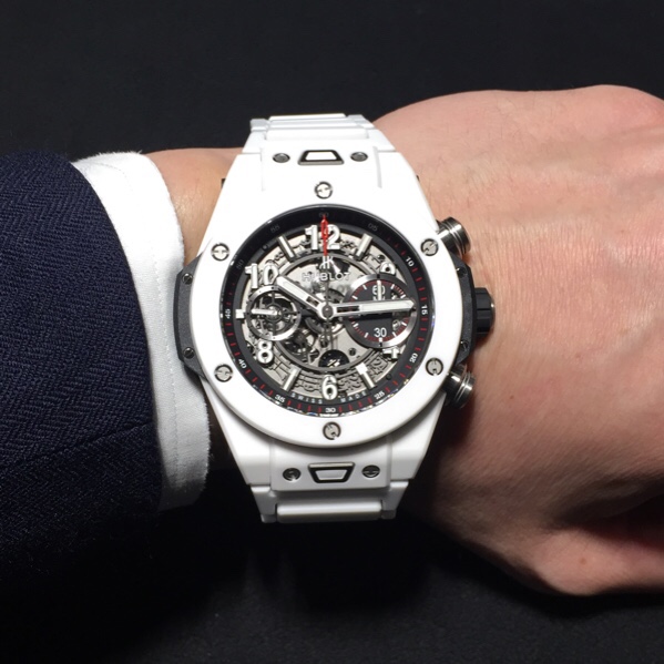 HUBLOT  BIGBANG UNICO white ceramic