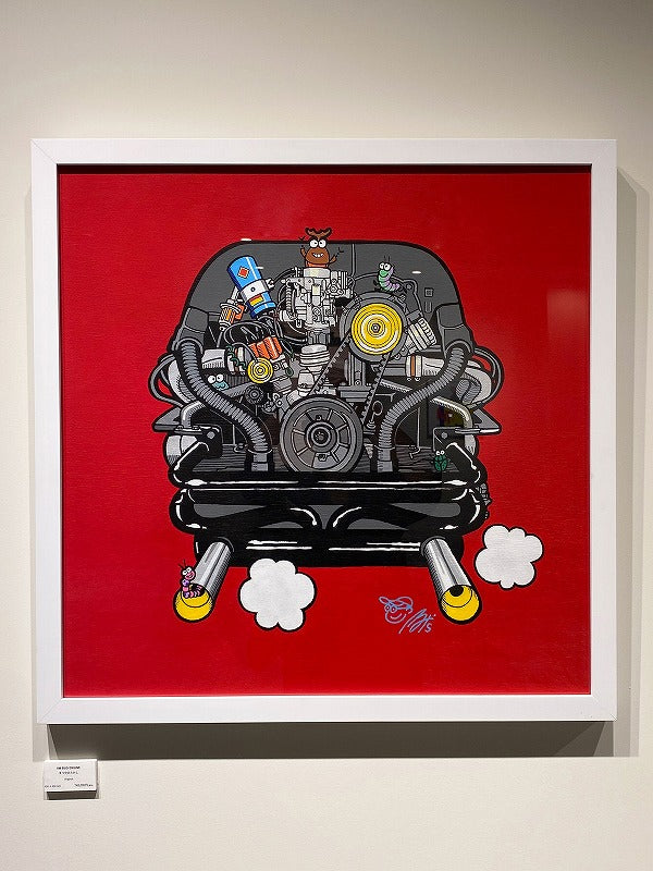 #VW BUG ENGINE／まつやまたかし展
