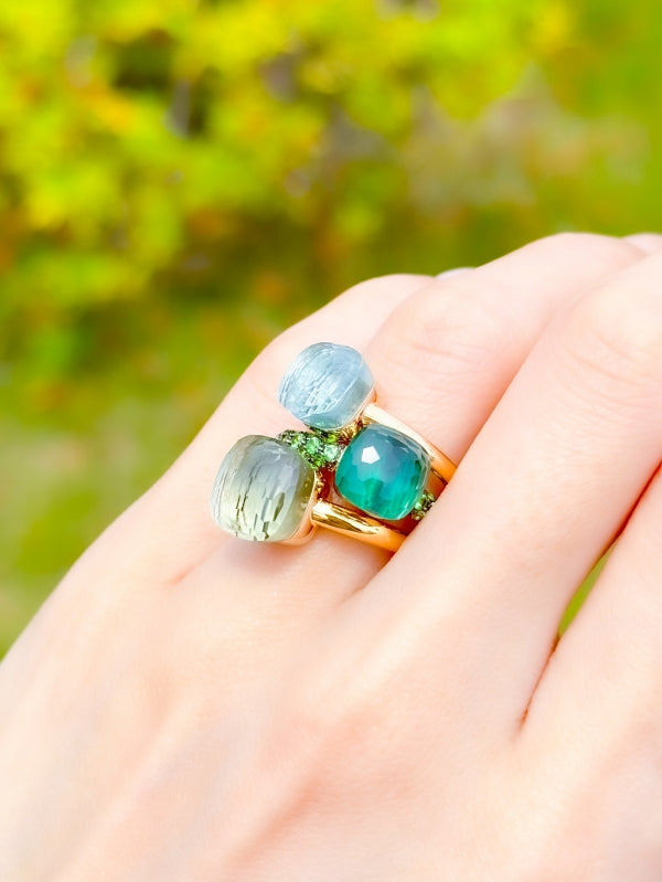 夜空を彩る花火のように美しいヌードリング／ポメラート ヌードリング PAB9040O6BKRTZMPA