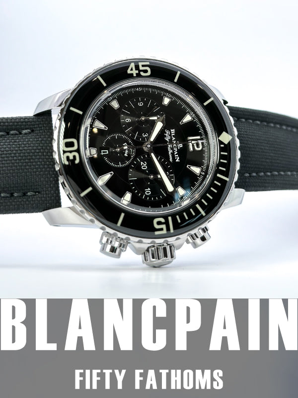 ブランパンを象徴するダイバーズウォッチ／BLANCPAIN（ブランパン） フィフティ ファゾムス フライバック クロノグラフ 品番:5085F 1130 52A