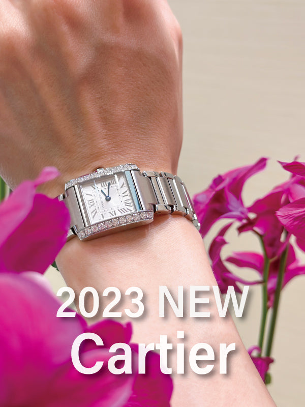 【2023新作】ダイヤモンド煌めくラグジュアリーモデル／Cartier（カルティエ） タンク フランセーズ 品番:CRW4TA0020