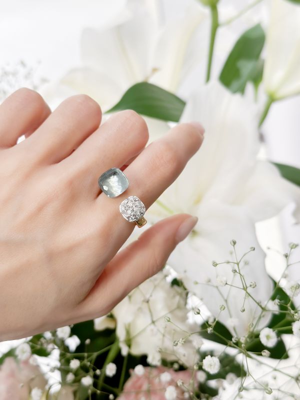 【2024年新作】まるで2つ重ね付けしている満足感💍💙🕊