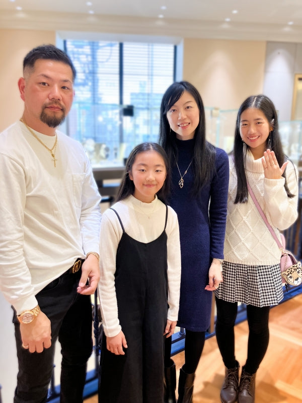 Y様ご家族の皆様 お会いできてうれしいです!! ありがとうございます。