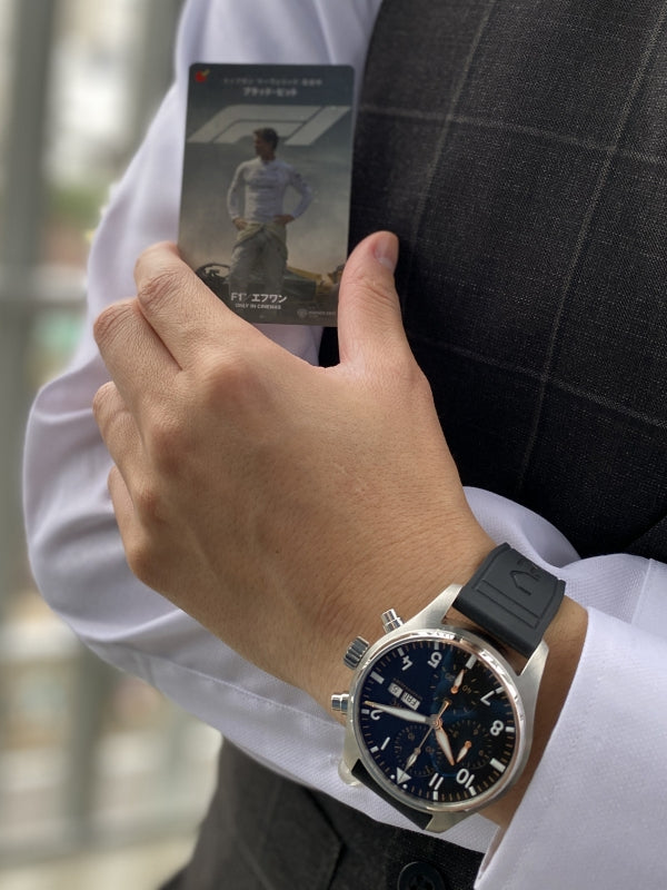 ブラッド・ピットとIWC パイロット・ウォッチ・クロノグラフ”APXGP”／IW378009
