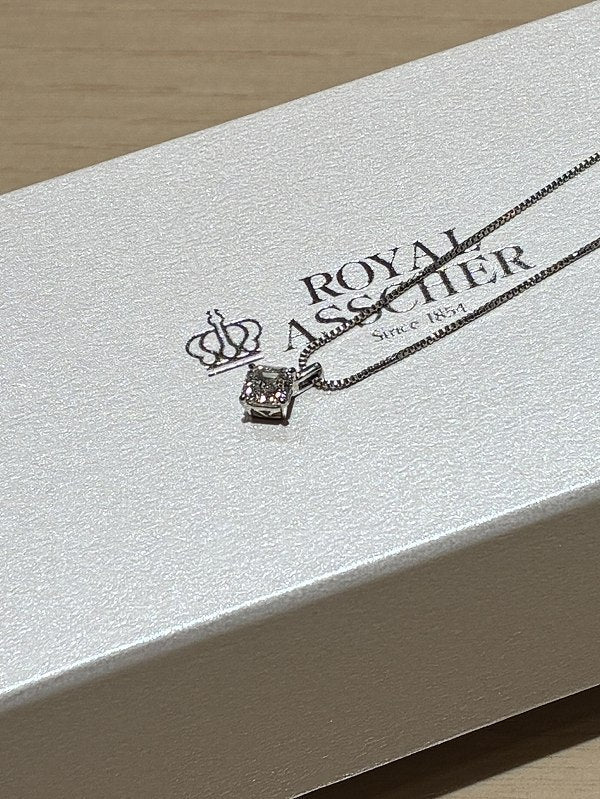 F様 ロイヤル・アッシャー 婚約ネックレス お求めいただき誠にありがとうございます/JPAACNZ08
