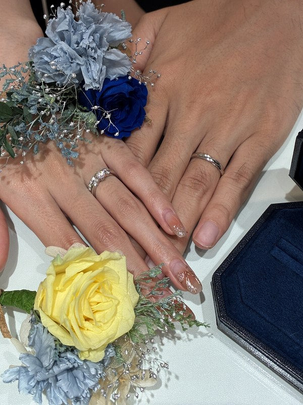 K様・C様 ロイヤル・アッシャー　結婚指輪お求めいただき誠にありがとうございます ／WRA901/WRB911