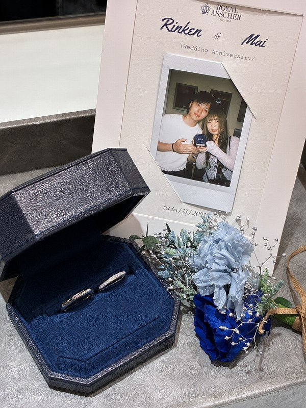 R様・M様・A様🐰  ロイヤル・アッシャー　結婚指輪お求めいただき誠にありがとうございます ／WRA068/WRB078
