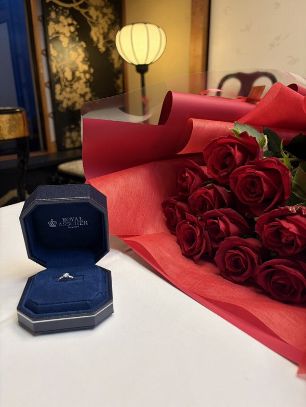 Ｗ様 ロイヤル・アッシャー　婚約指輪 お求めいただき誠にありがとうございます／ERA822