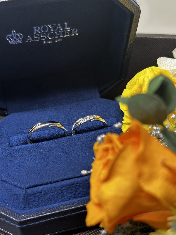 Y様・M様 ロイヤル・アッシャー 結婚指輪お求めいただき誠にありがとうございます /WRA901/WRB911