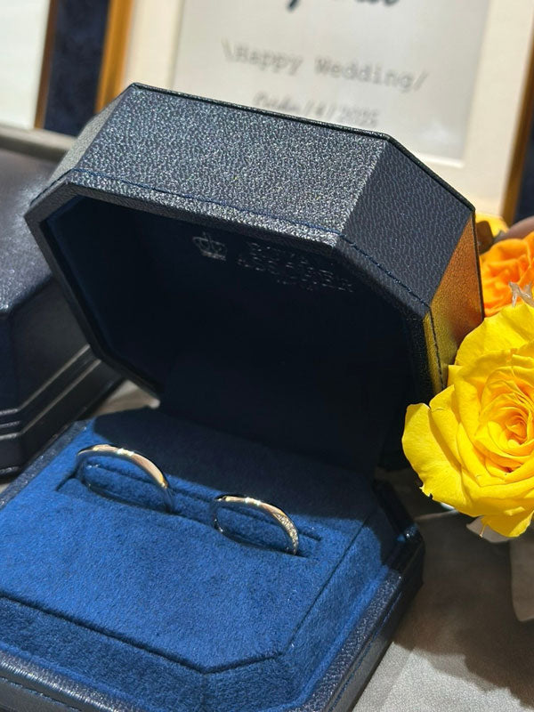 S様 ROYAL ASSCHER マリッジリング お求めいただき誠にありがとうございます／WRA060/WRB070