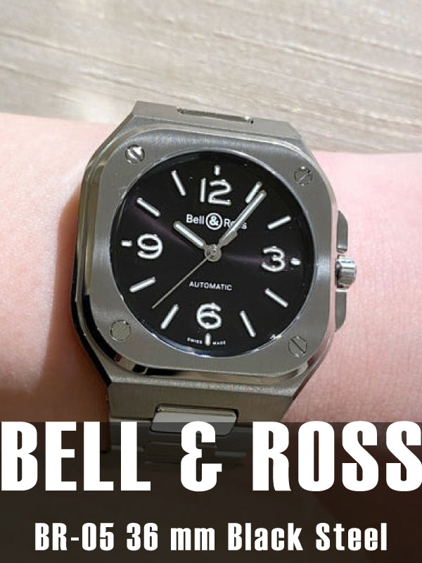 「語る時計」ではなく、「寄り添う時計」　Bell＆Ross　36ｍｍ BR05A-S-BL-ST/SST