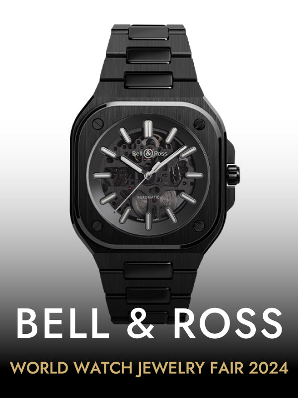 友情が創る、理想のタイムピース　ベル＆ロス  アーバン BR 05 スケルトン ブラック セラミック／BR05A-BL-SK-CE/SCE