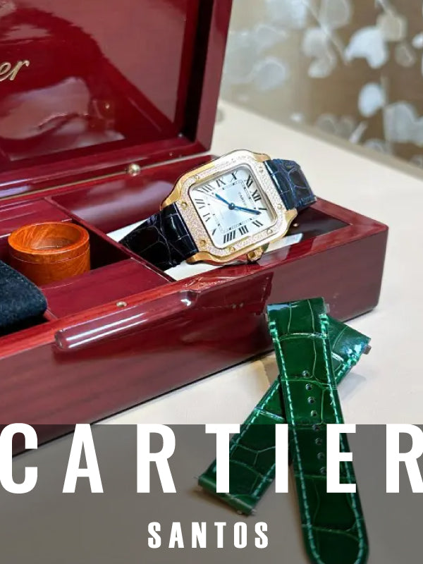 ✨上品で煌びやかなカルティエウォッチ✨／サントス ドゥ カルティエ　CRWJSA0013