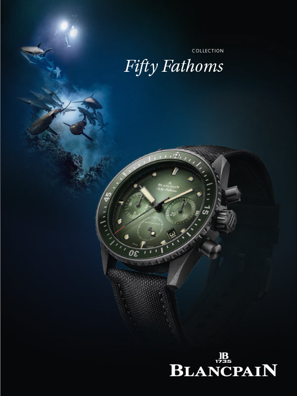 フィフティ・ファゾムス バチスカーフ グリーン／5200-0153-B52A　ブランパンフェア /11月5日（土）～11月27日（日）