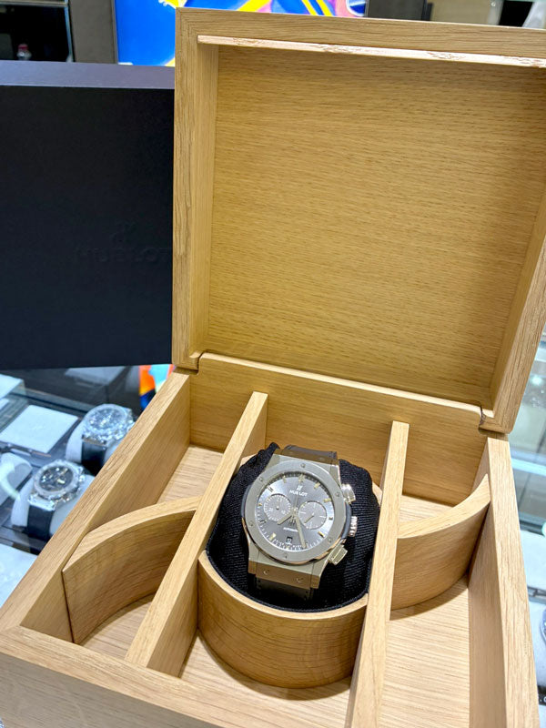 F様 ウブロ クラシック・フュージョン クロノグラフ チタニウム レーシンググレー お求めいただき誠にありがとうございます／541.NX.7070.LR