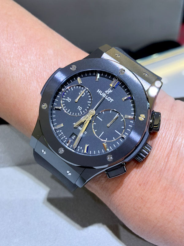 T様 ウブロ クラシック・フュージョン クロノグラフ ブラックマジック お求めいただき誠にありがとうございます／521.CM.1171.RX