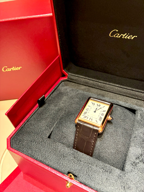 U様 カルティエ タンクルイ お求めいただき誠にありがとうございます／WGTA0346