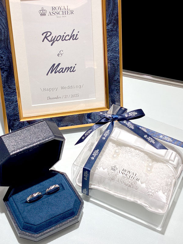 N様 ロイヤル・アッシャー マリッジリング シリーズ:ピュールプラチナ お求めいただき誠にありがとうございます／WRA902/WRB912