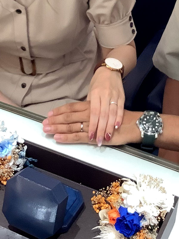 K様 ロイヤルアッシャー マリッジリング お求めいただき誠にありがとうございます／WRA027 / WRB037