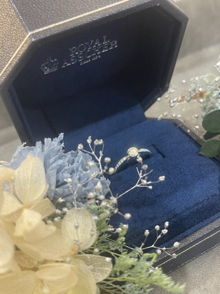 T様 ロイヤルアッシャー ご婚約指輪　お求めいただき誠にありがとうございます／ ERA815