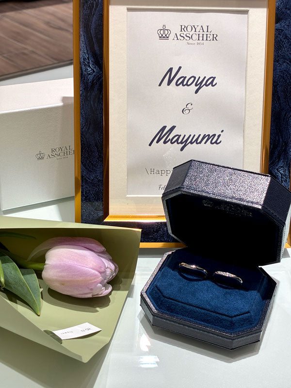 N様・M様 ロイヤル・アッシャー 結婚指輪 お求めいただき誠にありがとうございます／WRA010 /WRB046