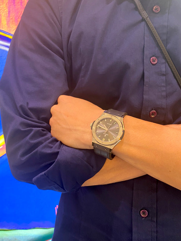 S様 ウブロ クラシック・フュージョン レーシンググレーチタニウム お求めいただき誠にありがとうございます／511.NX.7071.LR