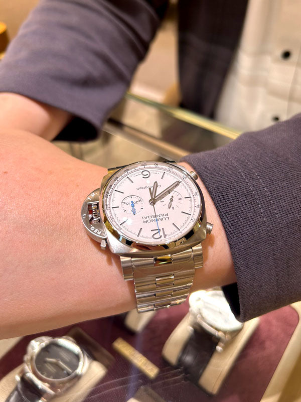 ゴンゴンPANERAI LUMINOR ルミノールデライト S様 パネライ ルミノール クロノ お求めいただき誠にありがとうござい