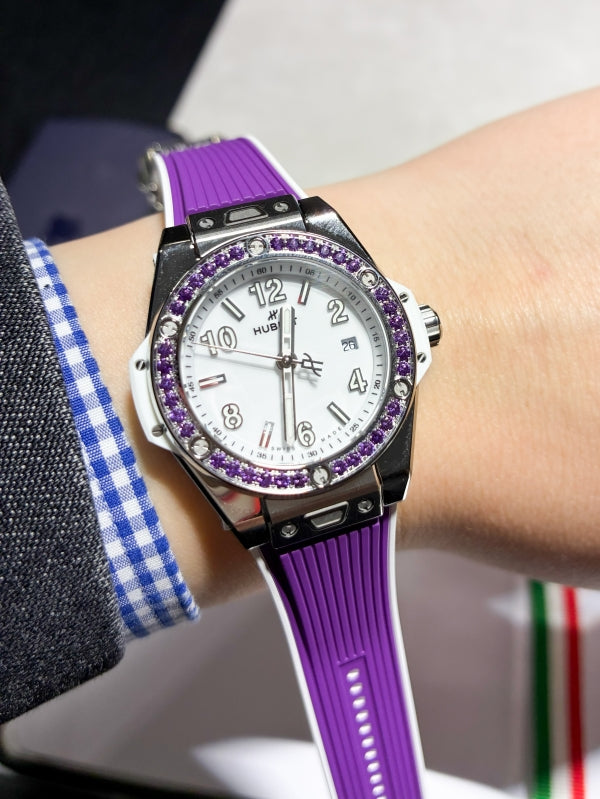 【2026新作】ウブロ ビッグ・バン ジョイフル スチール パープル／485.SV.2210.RX.1205