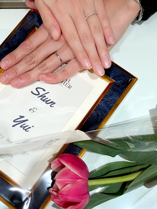 S様・Y様 ロイヤル・アッシャー 結婚指輪 シリーズ：ピュールプラチナ お求めいただき誠にありがとうございます／WRB917/JRA0363PP