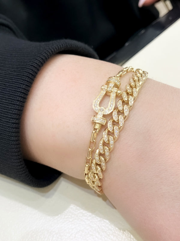 H様 カプリシャスクロス K18ダイヤモンドブレスレット お求めいただき誠にありがとうございます