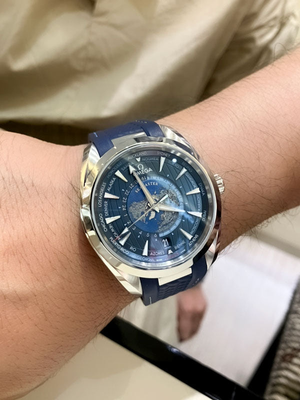 M様 オメガ シーマスター アクアテラ150﻿M GMTワールドタイマー お求めいただき誠にありがとうございます／220.12.43.22.03.001