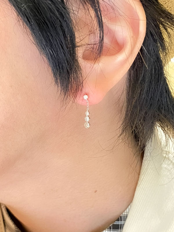 N様 PTダイヤモンドピアス お求めいただき誠にありがとうございます