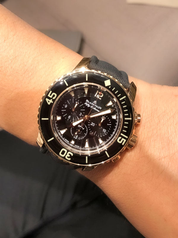 K様 ブランパン フィフティファゾムス クロノグラフ お求めただき誠にありがとうございます／5085F 3630 52A