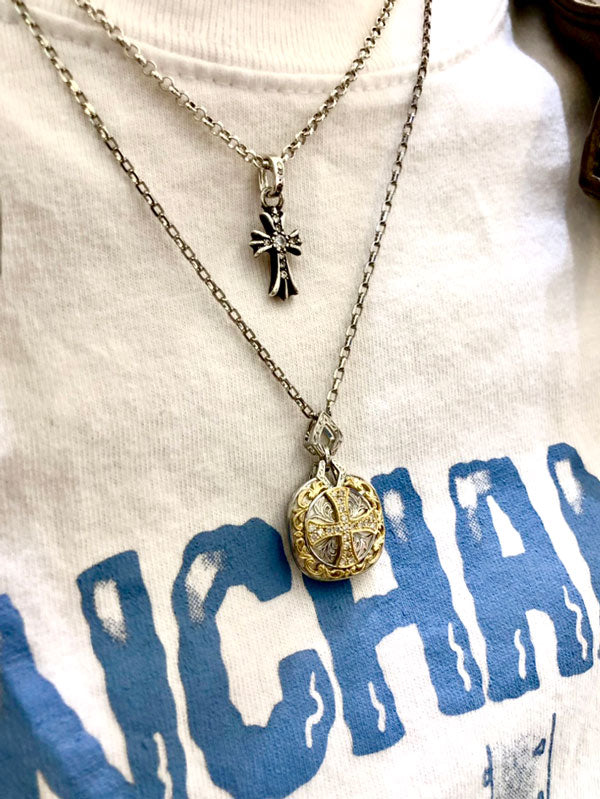 H様 PT/K18YGダイヤモンドネックレス お求めいただき誠にありがとうございます