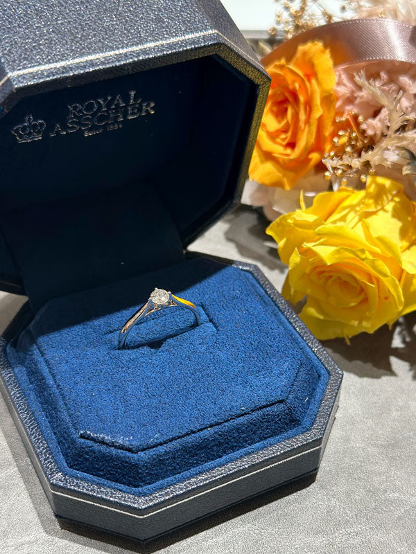 M様 ロイヤル・アッシャー婚約指輪 シリーズ:ルフト お求めいｔだき誠にありがとうございます／ERA816