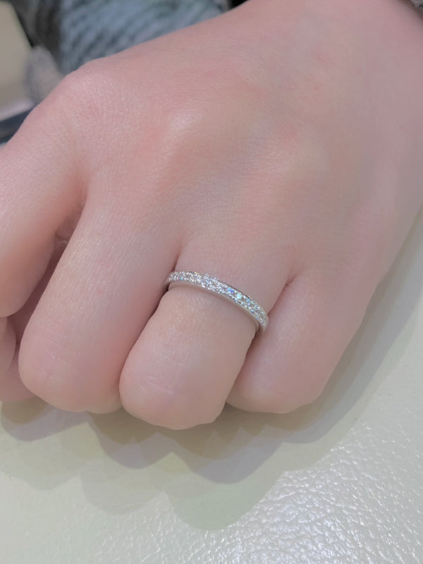 I様 ロイヤルアッシャー ハーフエタニティリング お求めいただき誠にありがとうございます／JRA0141B