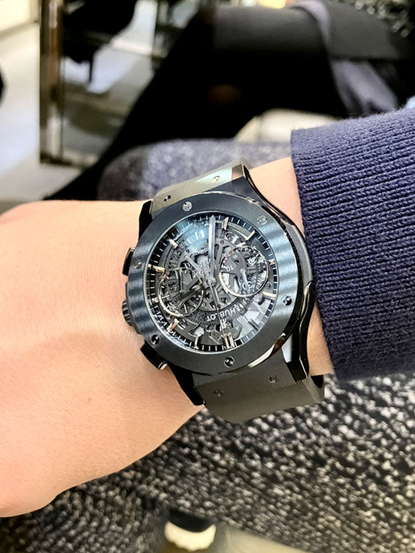 O様 ウブロ クラシック・フュージョン アエロ クロノグラフ ブラックマジック お求めいただき誠にありがとうございます／525.CM.0170.RX