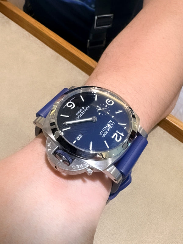 F様 パネライ ルミノール マリーナ eSteel™ Blu Profondo お求めいただき誠にありがとうございます／PAM01157